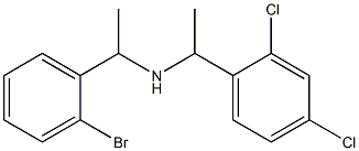 [1-(2-bromophenyl)ethyl][1-(2,4-dichlorophenyl)ethyl]amine 结构式