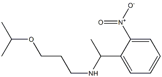 [1-(2-nitrophenyl)ethyl][3-(propan-2-yloxy)propyl]amine 结构式