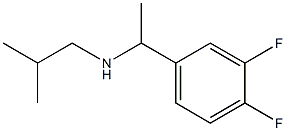 [1-(3,4-difluorophenyl)ethyl](2-methylpropyl)amine 结构式