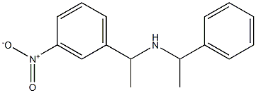 [1-(3-nitrophenyl)ethyl](1-phenylethyl)amine 结构式