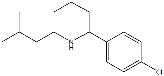 [1-(4-chlorophenyl)butyl](3-methylbutyl)amine 结构式