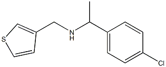 [1-(4-chlorophenyl)ethyl](thiophen-3-ylmethyl)amine 结构式