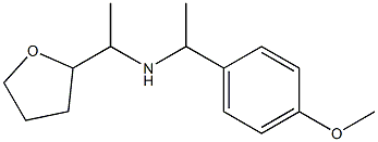 [1-(4-methoxyphenyl)ethyl][1-(oxolan-2-yl)ethyl]amine 结构式