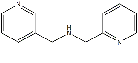 [1-(pyridin-2-yl)ethyl][1-(pyridin-3-yl)ethyl]amine 结构式