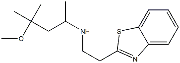 [2-(1,3-benzothiazol-2-yl)ethyl](4-methoxy-4-methylpentan-2-yl)amine 结构式