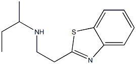 [2-(1,3-benzothiazol-2-yl)ethyl](butan-2-yl)amine 结构式