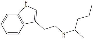 [2-(1H-indol-3-yl)ethyl](pentan-2-yl)amine 结构式