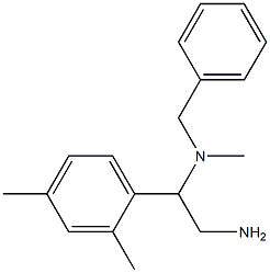 [2-amino-1-(2,4-dimethylphenyl)ethyl](benzyl)methylamine 结构式