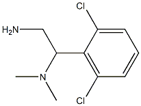 [2-amino-1-(2,6-dichlorophenyl)ethyl]dimethylamine 结构式