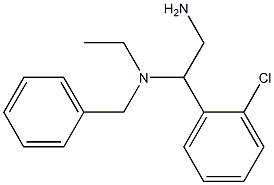 [2-amino-1-(2-chlorophenyl)ethyl](benzyl)ethylamine 结构式