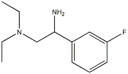 [2-amino-2-(3-fluorophenyl)ethyl]diethylamine 结构式