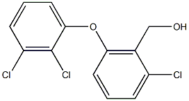 [2-chloro-6-(2,3-dichlorophenoxy)phenyl]methanol 结构式