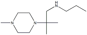 [2-methyl-2-(4-methylpiperazin-1-yl)propyl](propyl)amine 结构式
