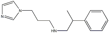 [3-(1H-imidazol-1-yl)propyl](2-phenylpropyl)amine 结构式