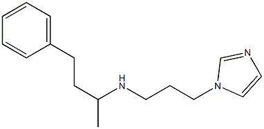 [3-(1H-imidazol-1-yl)propyl](4-phenylbutan-2-yl)amine 结构式