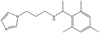 [3-(1H-imidazol-1-yl)propyl][1-(2,4,6-trimethylphenyl)ethyl]amine 结构式