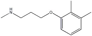 [3-(2,3-dimethylphenoxy)propyl](methyl)amine 结构式