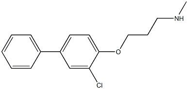 [3-(2-chloro-4-phenylphenoxy)propyl](methyl)amine 结构式