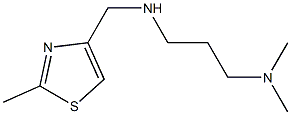 [3-(dimethylamino)propyl][(2-methyl-1,3-thiazol-4-yl)methyl]amine 结构式