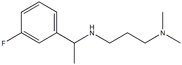 [3-(dimethylamino)propyl][1-(3-fluorophenyl)ethyl]amine 结构式