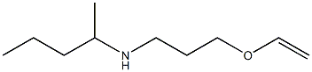 [3-(ethenyloxy)propyl](pentan-2-yl)amine 结构式