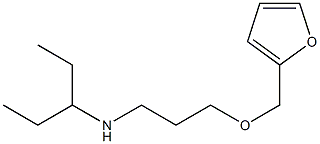 [3-(furan-2-ylmethoxy)propyl](pentan-3-yl)amine 结构式