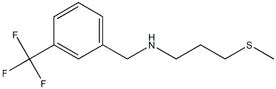 [3-(methylsulfanyl)propyl]({[3-(trifluoromethyl)phenyl]methyl})amine 结构式