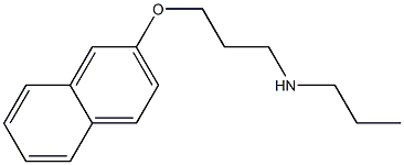 [3-(naphthalen-2-yloxy)propyl](propyl)amine 结构式