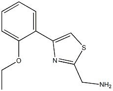 [4-(2-ethoxyphenyl)-1,3-thiazol-2-yl]methanamine 结构式