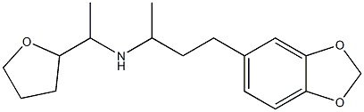 [4-(2H-1,3-benzodioxol-5-yl)butan-2-yl][1-(oxolan-2-yl)ethyl]amine 结构式