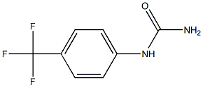 [4-(trifluoromethyl)phenyl]urea 结构式