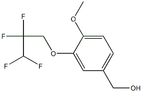 [4-methoxy-3-(2,2,3,3-tetrafluoropropoxy)phenyl]methanol 结构式