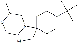 [4-tert-butyl-1-(2-methylmorpholin-4-yl)cyclohexyl]methanamine 结构式