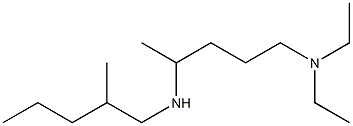 [5-(diethylamino)pentan-2-yl](2-methylpentyl)amine 结构式