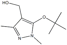 [5-(tert-butoxy)-1,3-dimethyl-1H-pyrazol-4-yl]methanol 结构式