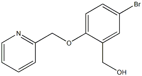 [5-bromo-2-(pyridin-2-ylmethoxy)phenyl]methanol 结构式