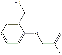 {2-[(2-methylprop-2-en-1-yl)oxy]phenyl}methanol 结构式