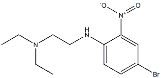 {2-[(4-bromo-2-nitrophenyl)amino]ethyl}diethylamine 结构式