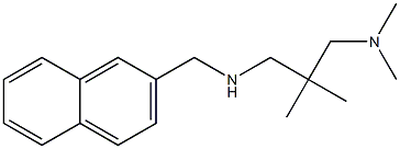 {2-[(dimethylamino)methyl]-2-methylpropyl}(naphthalen-2-ylmethyl)amine 结构式