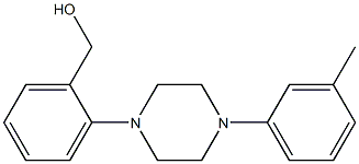 {2-[4-(3-methylphenyl)piperazin-1-yl]phenyl}methanol 结构式