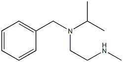 {2-[benzyl(propan-2-yl)amino]ethyl}(methyl)amine 结构式