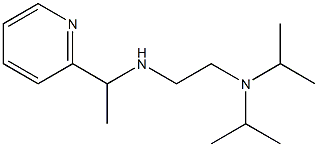 {2-[bis(propan-2-yl)amino]ethyl}[1-(pyridin-2-yl)ethyl]amine 结构式