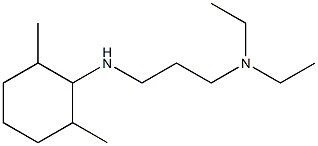 {3-[(2,6-dimethylcyclohexyl)amino]propyl}diethylamine 结构式
