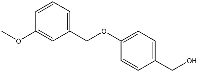 {4-[(3-methoxyphenyl)methoxy]phenyl}methanol 结构式