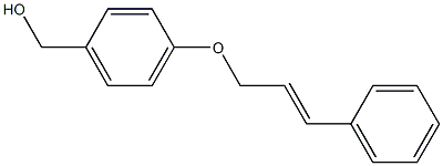 {4-[(3-phenylprop-2-en-1-yl)oxy]phenyl}methanol 结构式