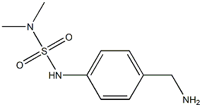 {4-[(dimethylsulfamoyl)amino]phenyl}methanamine 结构式