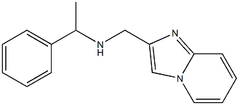 {imidazo[1,2-a]pyridin-2-ylmethyl}(1-phenylethyl)amine 结构式