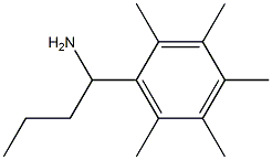 1-(2,3,4,5,6-pentamethylphenyl)butan-1-amine 结构式