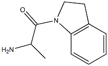 1-(2,3-dihydro-1H-indol-1-yl)-1-oxopropan-2-amine 结构式