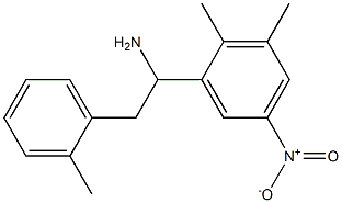 1-(2,3-dimethyl-5-nitrophenyl)-2-(2-methylphenyl)ethan-1-amine 结构式